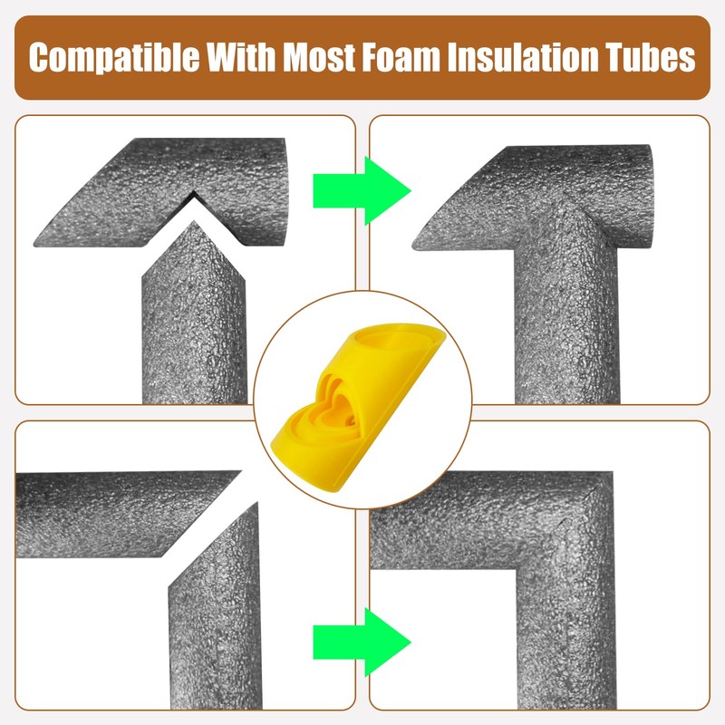 Pipe Lagging Tool, Pipe Lagging Insulation Foam Cutter Tool, Foam