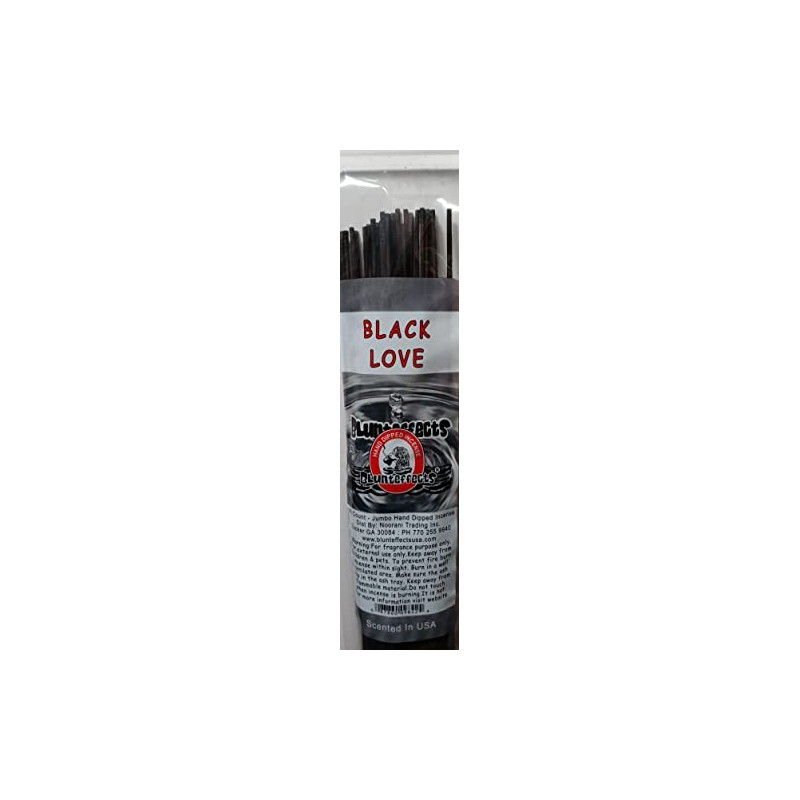 Blunteffects Black Love 19 Inch Jumbo Incense Sticks - 30