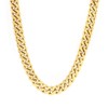 POYAMUSE Gold Chain, Solid 18K Gold Plated Gold Chain for