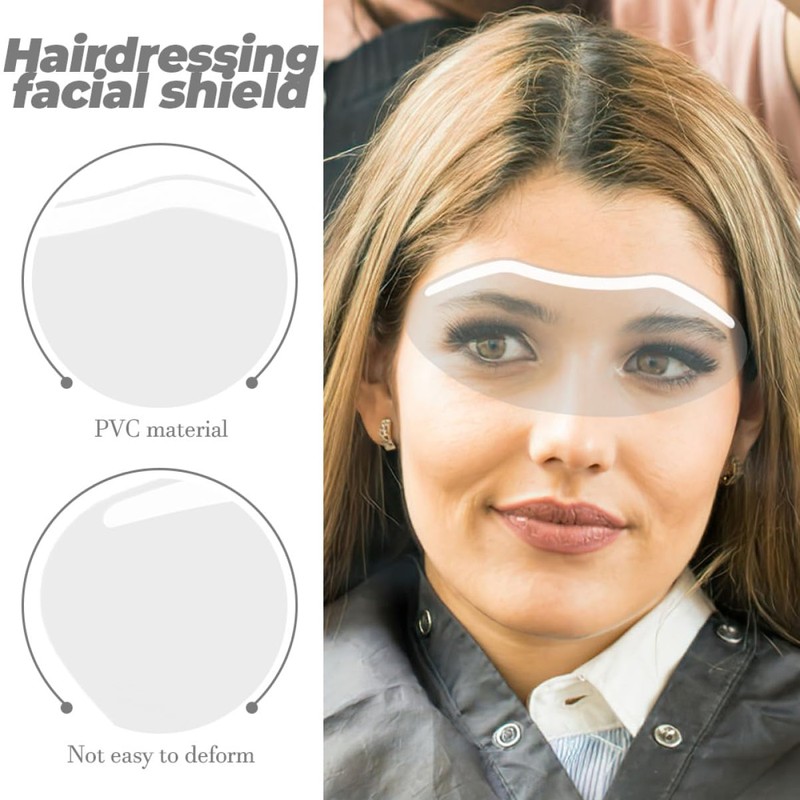 Baluue 90pcs Barber Shower Shield for Haircuts Facial Shield Eye