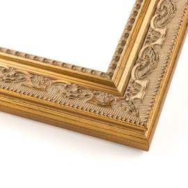 Poster Palooza A3 11.7x16.5 Frame | Ornate Gold Picture Frame | Solid Wood | with UV Acrylic Plexiglass, Foam Board Backing & Hardware Included
