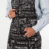 Now Designs Chalkboard Cotton Chef's Kitchen Apron, Black Print 28