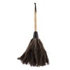 Mini Washable Reusable Ostrich Feather Duster for Books Keyboard Office