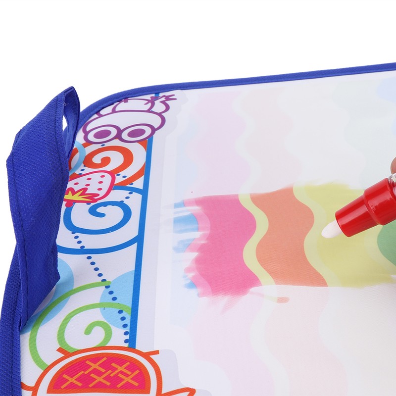 Water Drawing Cloth Water Drawing Blanket Handbag with Pen Doodle