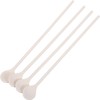 4 Piezas Cuchara de Silicona, Mango Largo Beige