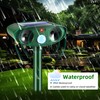 4 Pack 2025 Solar Ultrasonic Animal Repellent Raccoon Fortress Pro