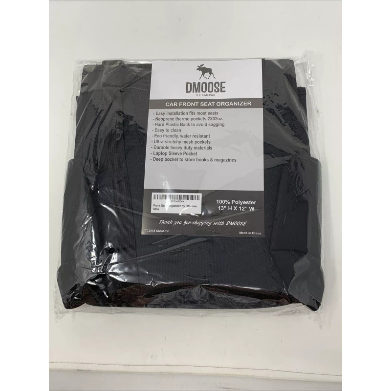 DMoose Car Front Seat Organizer With Laptop And Tablet Storage