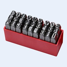 [CPM] Letter Steel Stamps, Metal Stamps, Capital Letter Punches, Alphabet Stamp Punches (Letter 2mm (5/64"))
