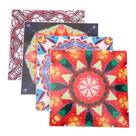 Zerodeko 10pcs Floor Tile Sticker for Home Vintage Stickers Traditional Tile Transfer Home Accents Decor Peel and Stick Sticker Boho Decor Floor Tile Sticker Peel and Stick PVC Colorful