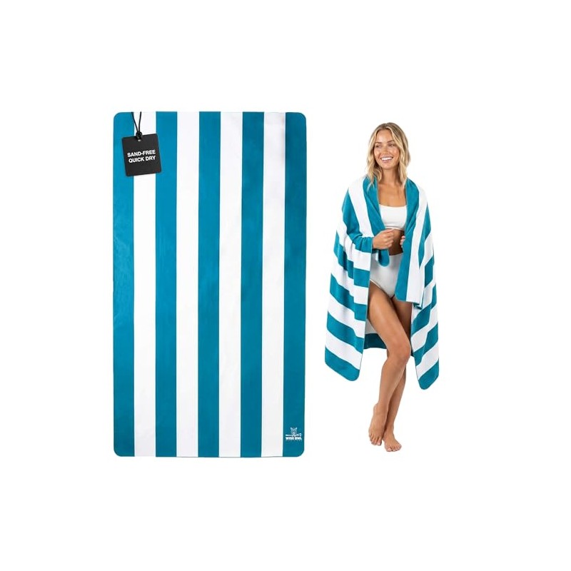 Wise Owl Outfitters - Toalla de playa de microfibra (7