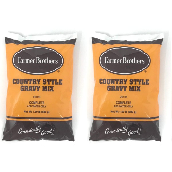 Farmer Brothers Instant Country Gravy Mix (2 bags, 1.5 lb)
