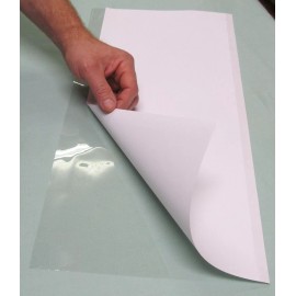 Brodart 50 - 10" x 21" Brodart Just-a-Fold III Archival Book Jacket Covers - Super Clear