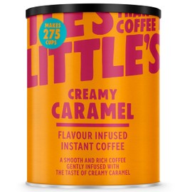 Little's Creamy Caramel Flavoured Instant Coffee, 500g Tin - Rich & Smooth Coffee, Infused With Caramel Flavour - Vegan Friendly, Low Calories, No Added Sugar