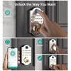 HEANTLE Keyless Fingerprint Door Lock Set WiFi Front Door Lock