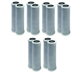 Pack of 12 Rainsoft UF-50, UF-50T Compatible Carbon Block Filters