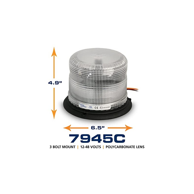 Beacon Light,Clear,Flashing