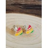 Unicorn Poo Emoji - Small Sterling Silver Stud Earrings/Ear Studs