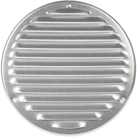 Repa Market 8'' Inch (Opening Dimensions) Galvanized Steel Vent Cover - Metal Round Soffit Vent - Air Vent Louver - Built-in Screen Mesh - HVAC Ventilation Grille - 9.50" Inch (Outer Dimensions)