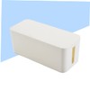 KOMBIUDA Plastic Power Cord Storage Box for Home Office Cable