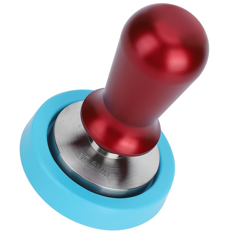 57.5mm Stainless Steel Coffee Tamper Flat Base Elastic Coffee Bean
