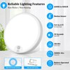 2-Pack Battery Operated Motion Sensor LED Ceiling Light, 7.2inch Flush