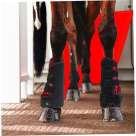 Cinturón de luz roja para Pata de Caballo, Envoltura luz roja LED infrarroja 850 NM y 660 NM, infrarrojo portátil portátil para músculo Caballo, Izquierda