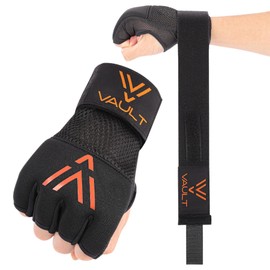 [VAULT] Simple Vantage Boxing, S/M Size (Women's), Both Hands Set, Equipped with Shock Absorbing Gel, Mesh, Breathable, Velcro, Easy Installation, Machine Washable, Lightweight, Thin, Gloves,