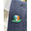 St Patrick's Day Decoration Celebration Irish Flag Pin Badge Brooch