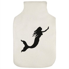 'Mermaid Silhouette' Hot Water Bottle Cover (HW00038655)