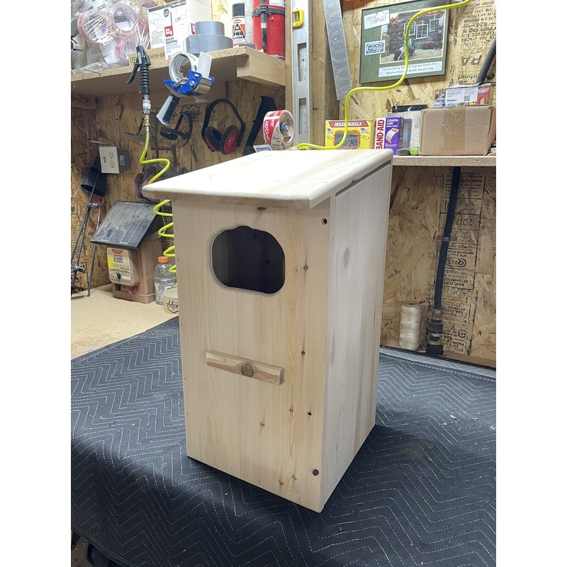 Gregg's Black-belied whistling duck nest box (white cedar)