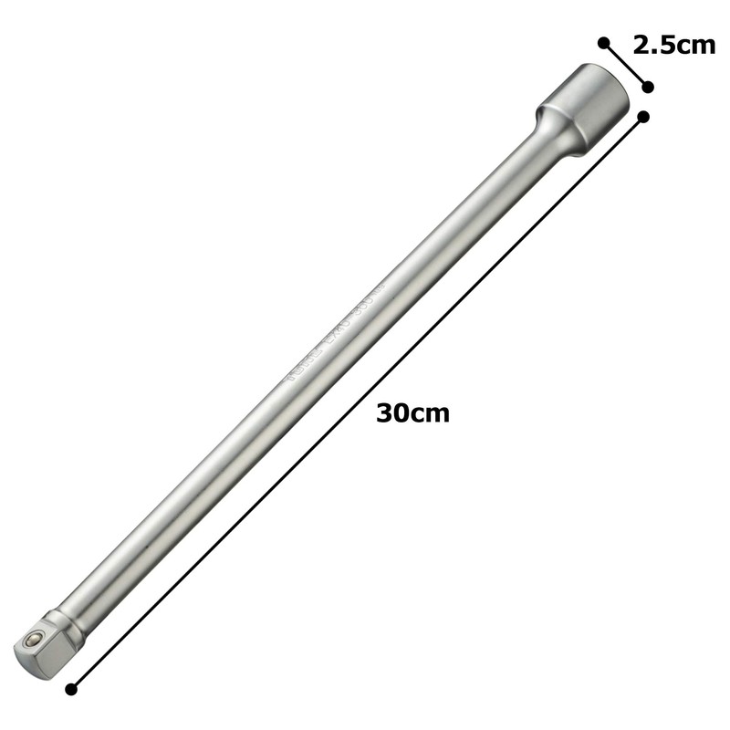 TONE EX40-300 Extension Bar, Drive Angle 0.5 inches (12.7 mm),