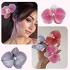 SULIUDAJI Pack of 4 Hair Clips Flower, Hawaiian Flower Hair