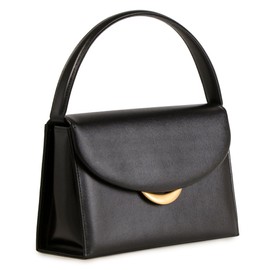 LiERRE Genuine Leather Black Formal Bag, Made in Japan, Black