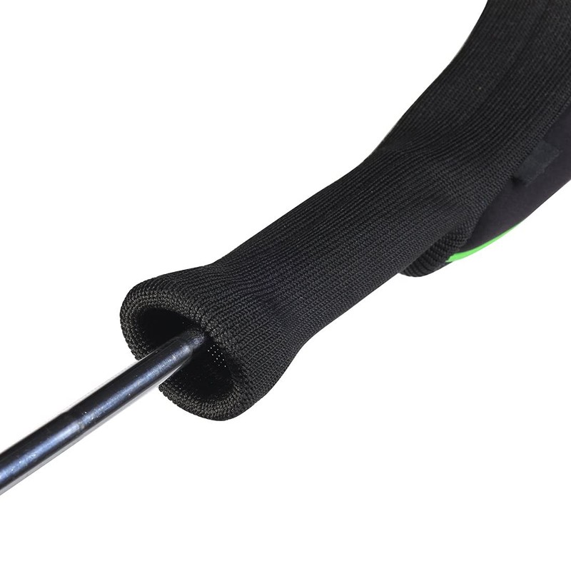 Andux Long Neck Golf Hybrid Club Headcovers with Interchangeable Number