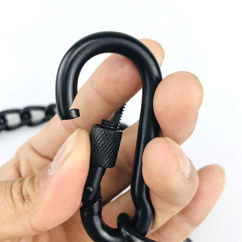 Two Carabiner Chain - Hammock Chain Hanging Kit Stainless Steel