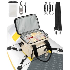CAMPERVAN DAN Paddle Board Cooler 11"x8" - Multifunctional Kayak Cooler, SUP Board Bag, Paddleboard Deck Bag - Large Capacity Waterproof Cooler for Paddle Board