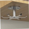 ABOOFAN 2pcs Rotatable Stainless Steel Cabinet Hooks for Kitchen Utensils
