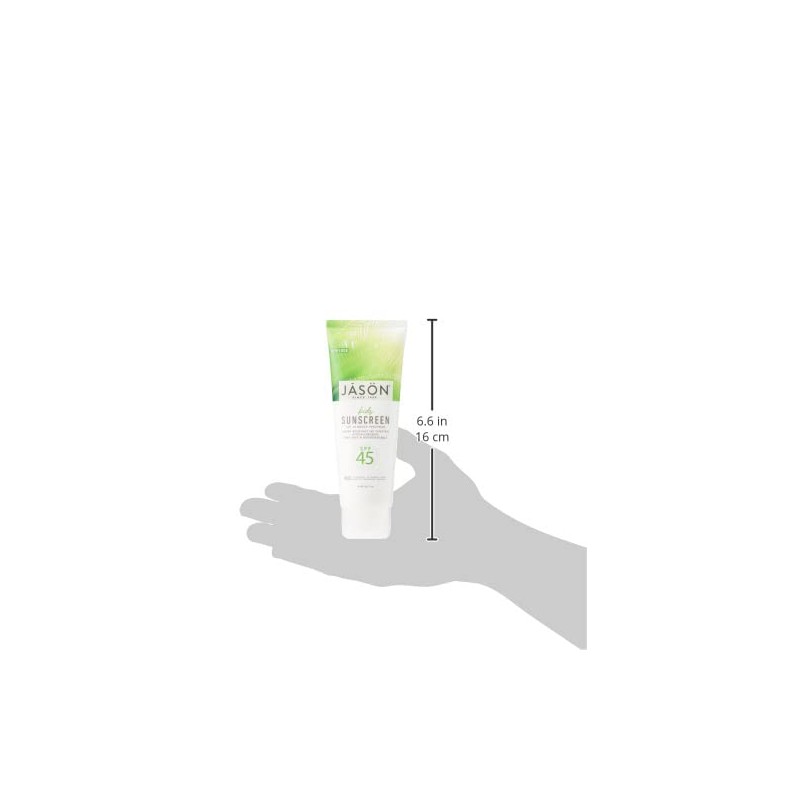 Jason 8Jason Natural Cosmetics SPF45 Kids Sunblock, 113 g (Pack