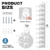 Hat Hook for Wall, 2 Pack Hat Organizer Hold up