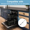 LEYURISE Dishwasher Upper Dishrack Slide Track(Left & Right) Compatible with