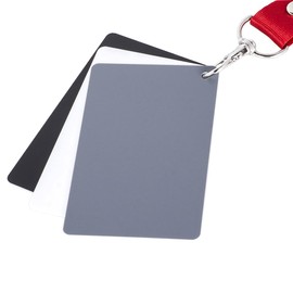 Macolink White Balance Grey Card 18% Gray Cards Custom Color Calibration DSLR/SLR/Evil Camera Checker for Digital Photography Video (3.35" X 2.2")
