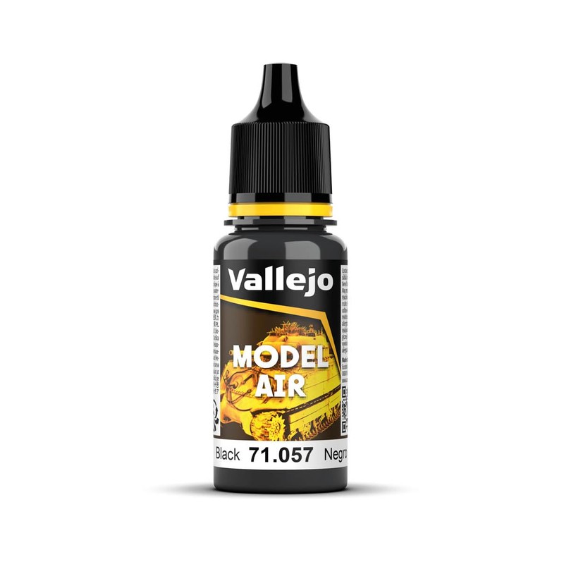 Vallejo - Pintura color negro, 0.6 fl oz