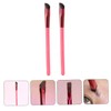 Baluue 6pcs Double-sided Eyebrow Brushes Angled Makeup Tools for Precision