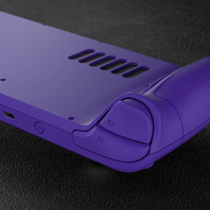 eXtremeRate Purple Custom Faceplate Back Plate Shell for Steam Deck