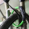 VOANZO 2pcs Bicycle Lock Cable, 4-Digit Number Resettable Combination Bike