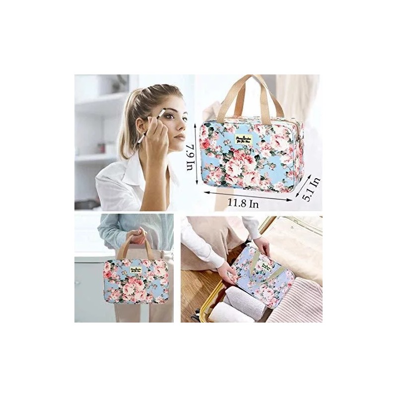 Hjkiopc Bolsa De Maquillaje Grande, Neceser Para Mujer, Bolsa De