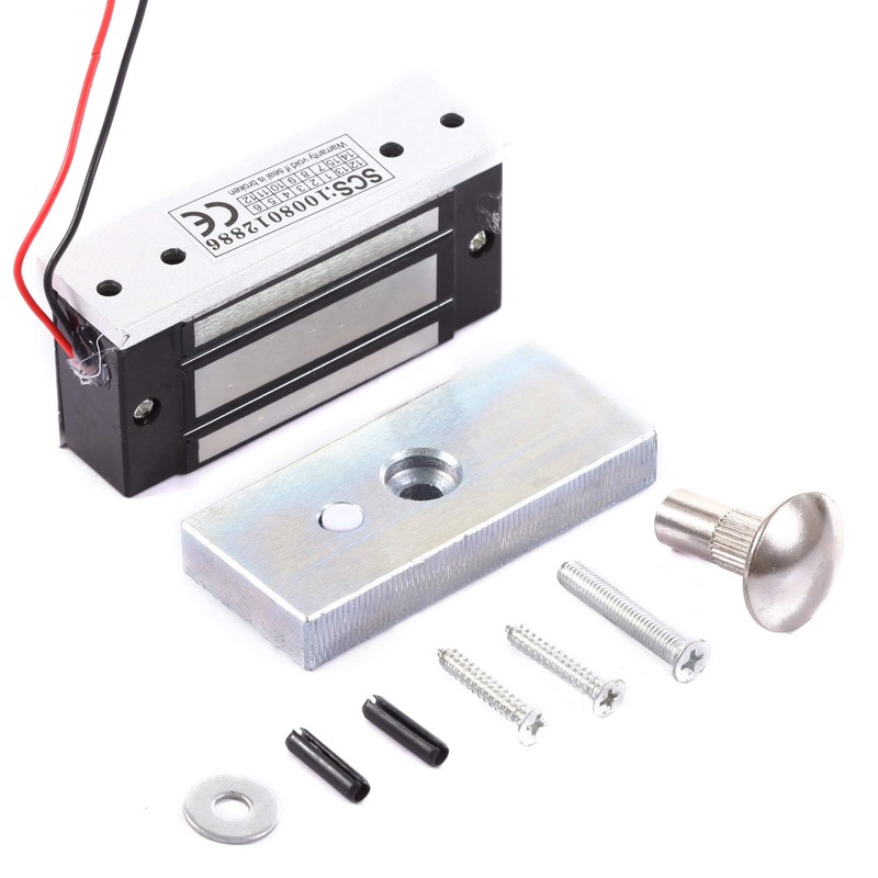 UHPPOTE 130Lbs 60kg Holding Force Electric Magnetic Door Lock for