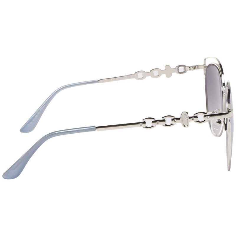 GUESS GF0343 Shiny Light Nickeltin/Gradient Smoke One Size