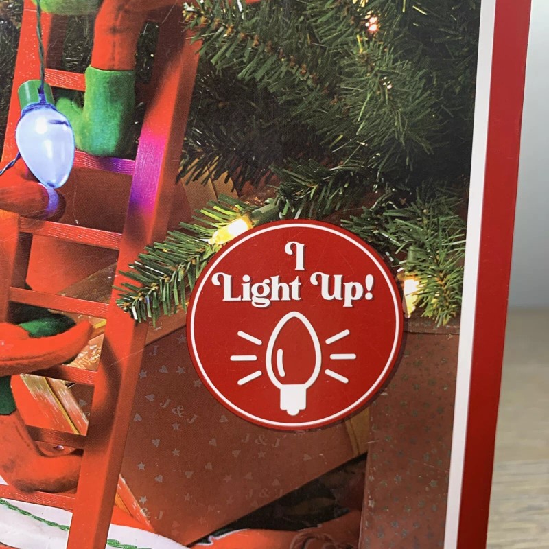 Mr. Christmas 27.5" Tree Trimmer Elves on a Ladder LED