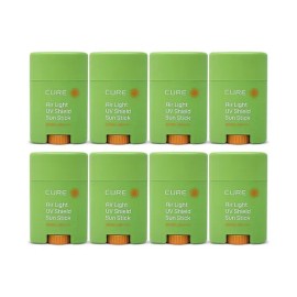 Kim Jeong-moon Aloe 김정문알로에 큐어 에어라이트 유브이 쉴드 선스틱 20g(SPF50+) 8개 So